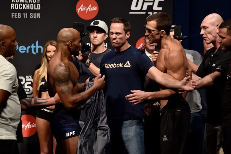 Yoel Romero Reveals Why He Kissed Luke Rockhold At UFC 221