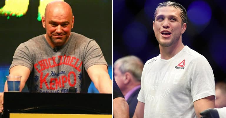 Brian Ortega Describes Awkward Conversation With Dana White