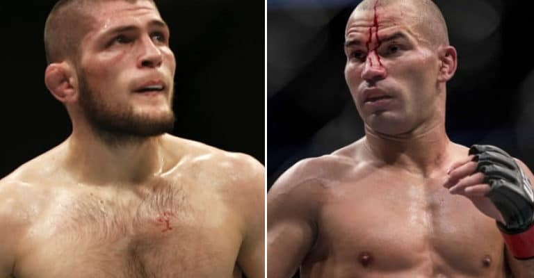 Video: Khabib Slaps Artem Lobov In New York