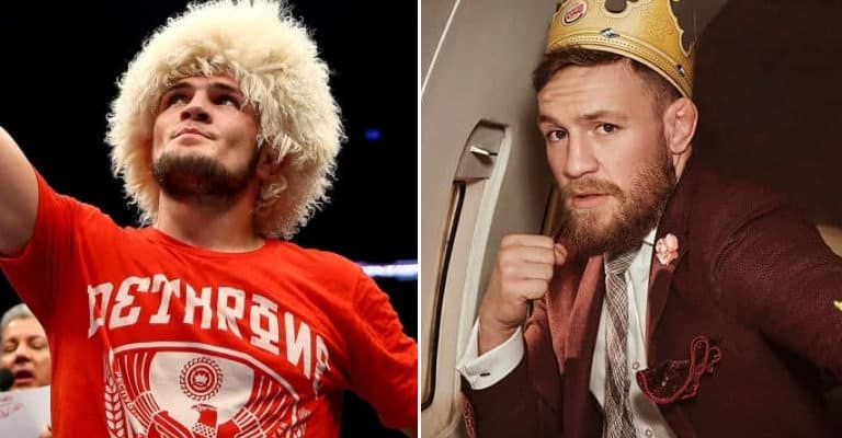 Report: Conor McGregor Threw Guardrail At Khabib’s Bus
