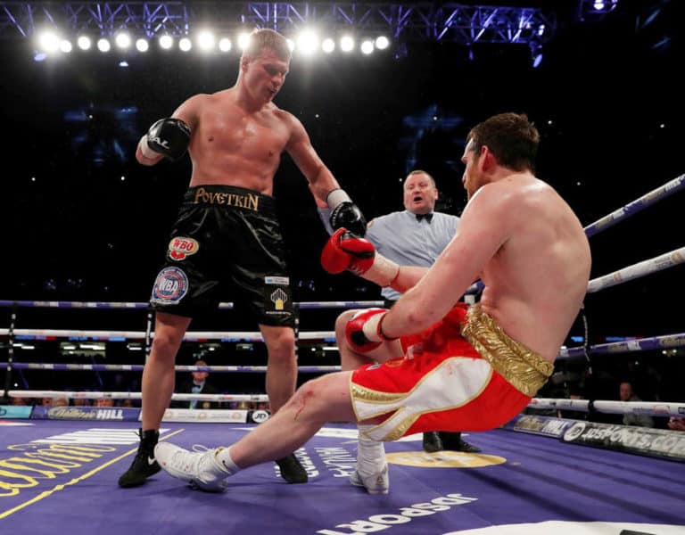 Video: Frightening KO Outshines Lackluster Joshua vs. Parker Fight