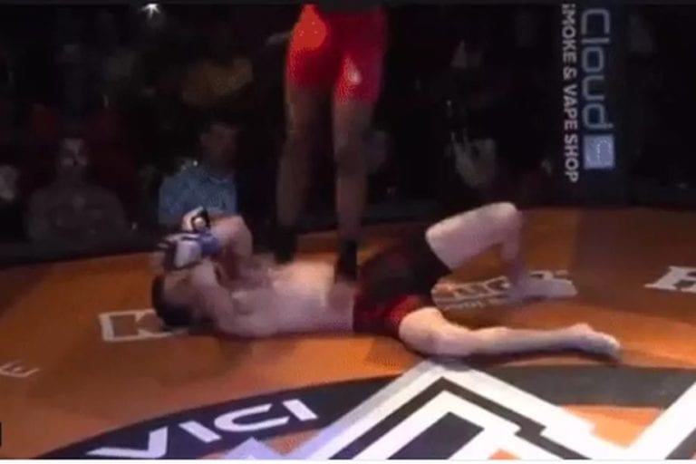 Video: Fight Ends After MMA Fighter Lands Pro-Wrestling Style Move