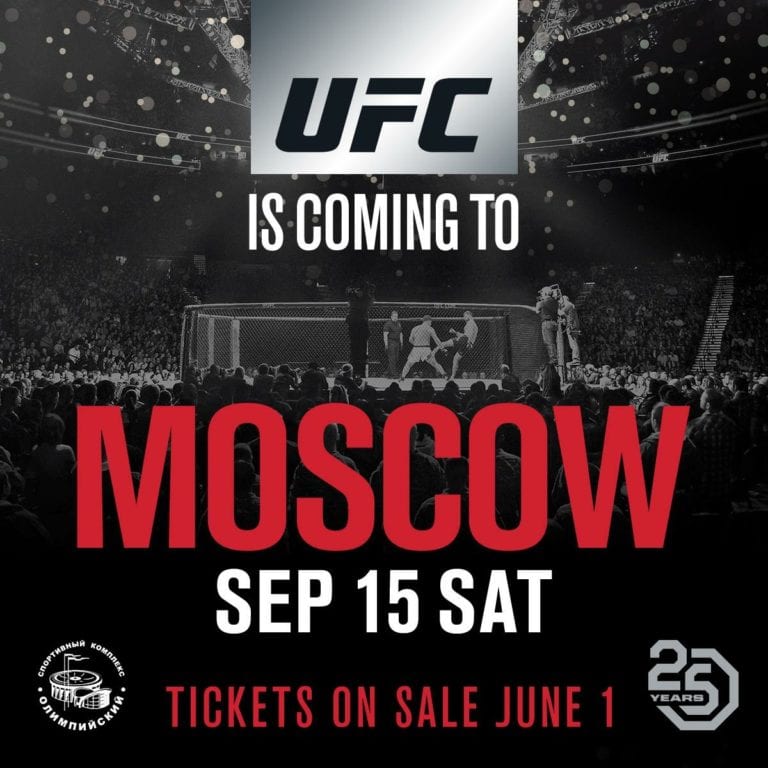 UFC Announces First-Ever Event In Russia