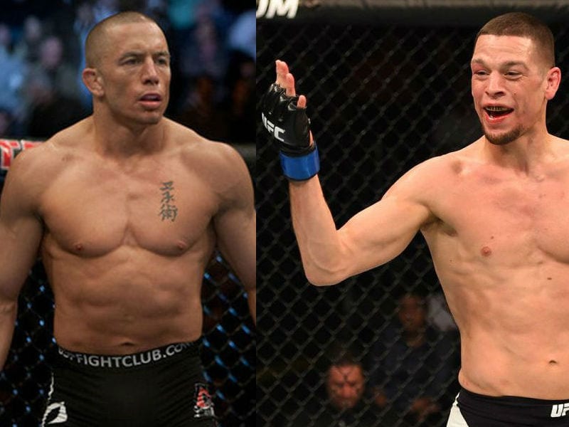 GSP vs. Nate Diaz split