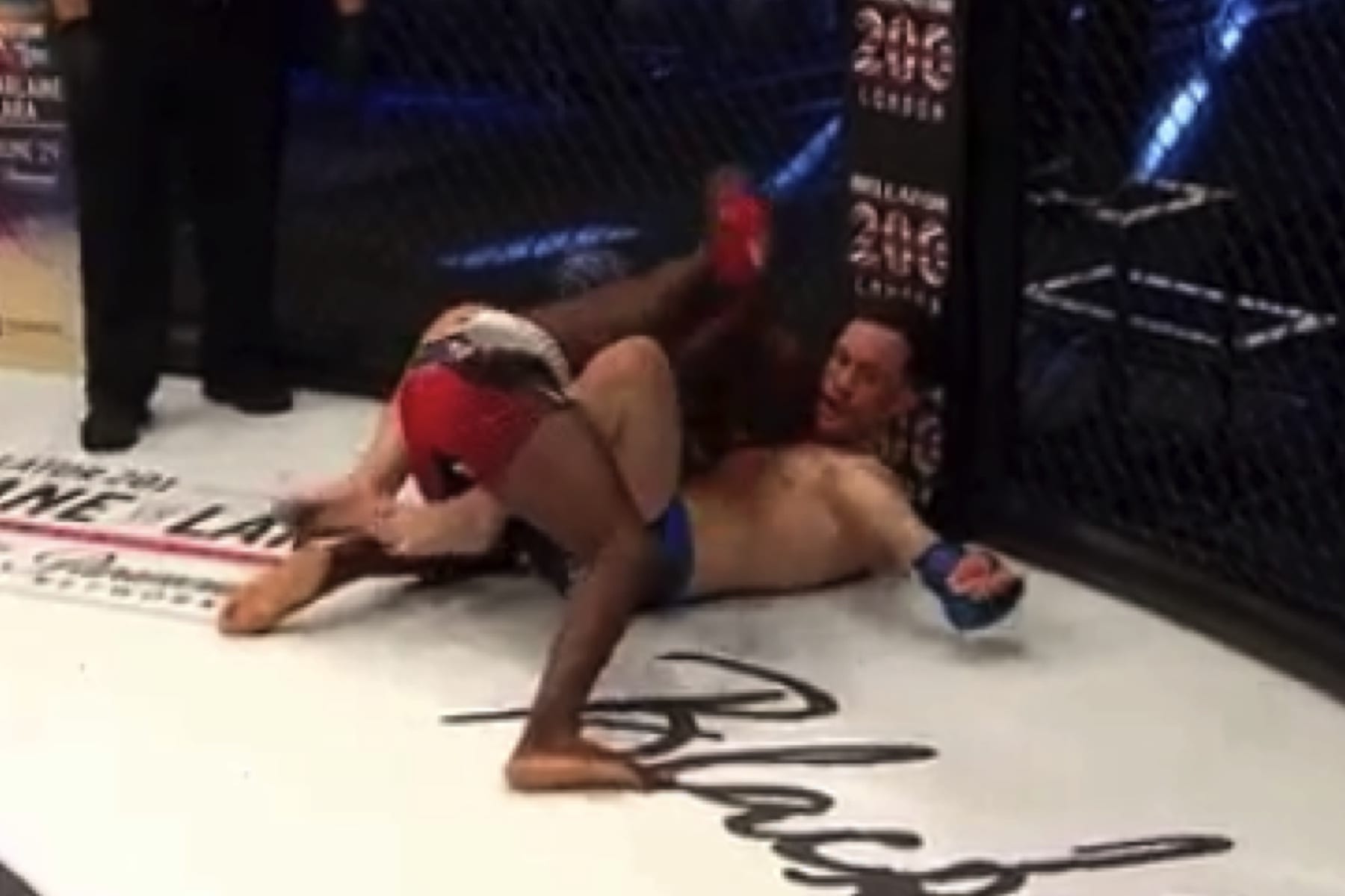 Graphic Video: Fighter Sustains Brutal Injury At Bellator 200 1 MearnsInjury