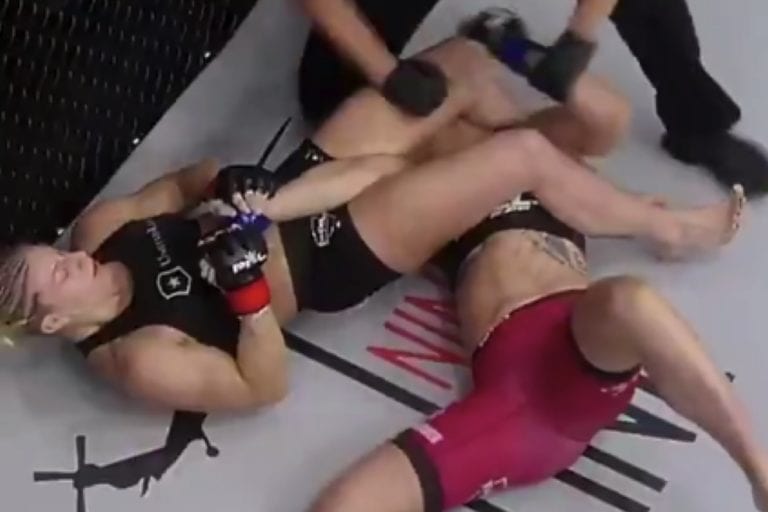 Highlights: Kayla Harrison Debuts With Amazing Armbar