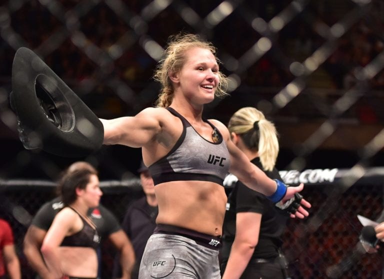 Rising UFC Star Releases Statement On Husband’s Nazi Tattoos
