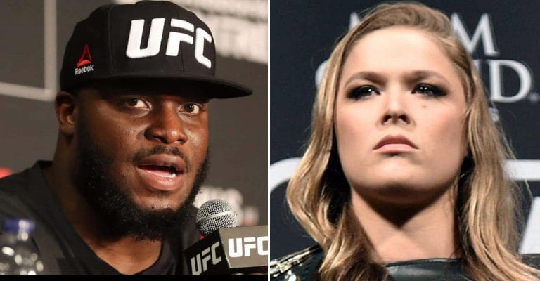 Derrick Lewis ‘Nervous’ About ‘Fine A**’ Ronda Rousey Being At UFC 226