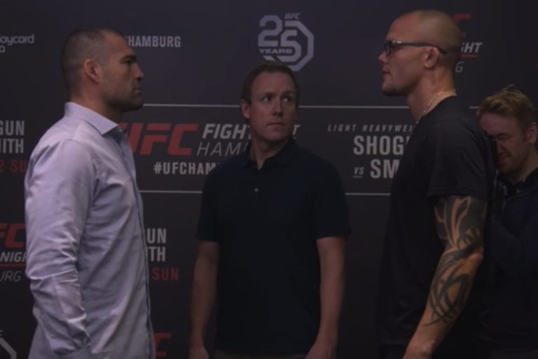 Video: Shogun Rua & Anthony Smith Face-Off At UFC Hamburg Media Day