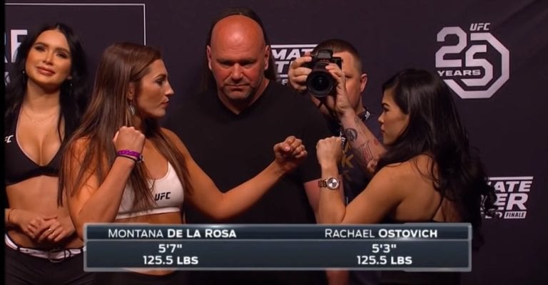 TUF 27 Finale Preliminary Card Results: Montana De La Rosa Submits Rachael Ostovich