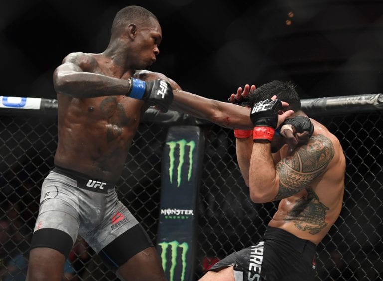 Israel Adesanya vs. Brad Tavares Full Fight Video Highlights