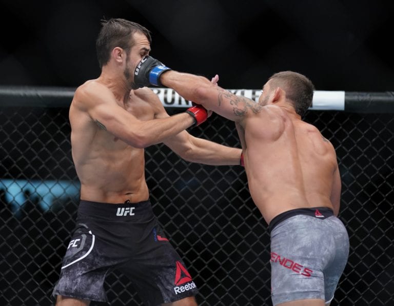 Video: Chad Mendes Floors Myles Jury With Huge Punch