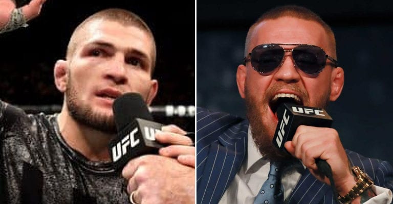 Check Out The Official Khabib vs. McGregor Poster