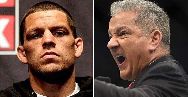 Nate Diaz Claps Back At Bruce Buffer After ‘Bow Down’ Diss