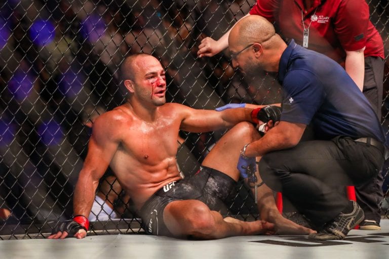 Eddie Alvarez Reacts To Coach’s Controversial Elbow Call At UFC Calgary