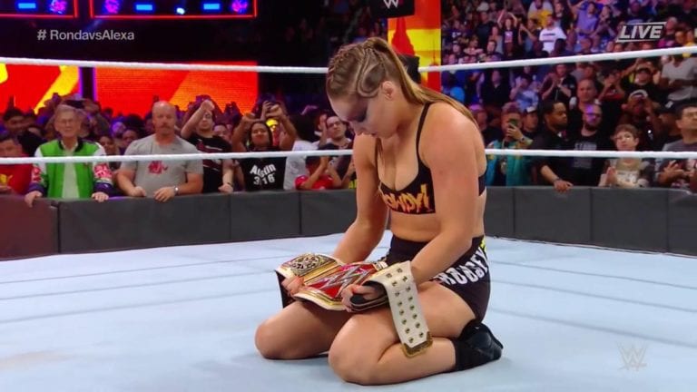 Ronda Rousey Wins First WWE Title At SummerSlam