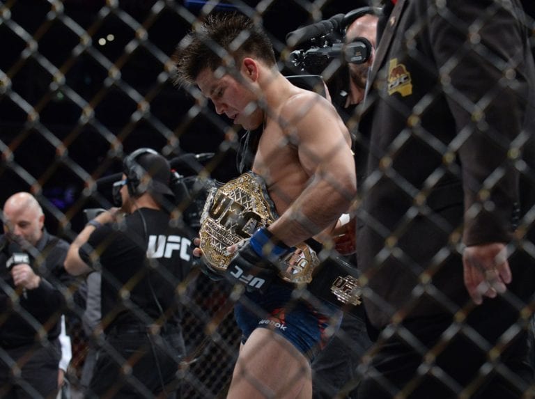Video: Henry Cejudo Is Reunited With UFC Flyweight Title