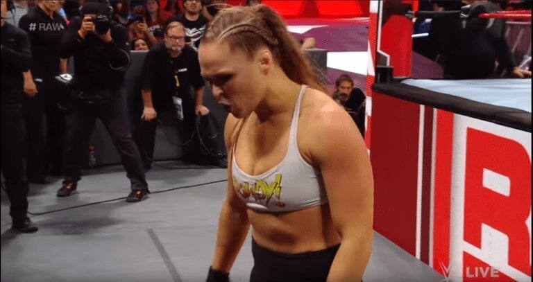 Ronda Rousey Loses WWE Title At WrestleMania 35