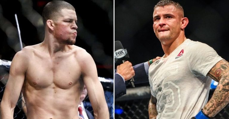 Nate Diaz Says He’s Fighting Dustin Poirier For UFC 165-Pound Title
