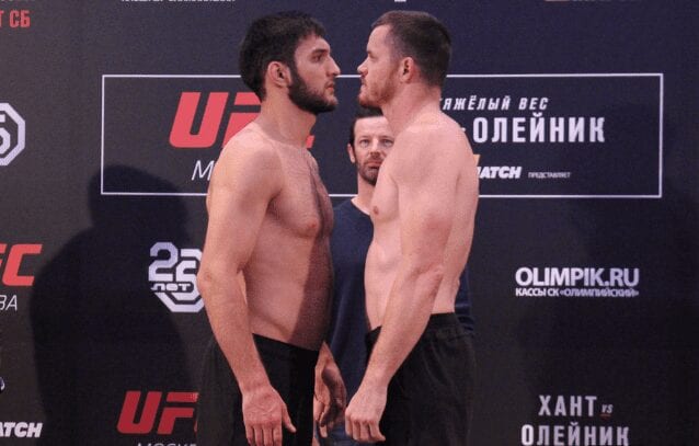 UFC Moscow Preliminary Card Results: Khalid Murtazaliev Finishes C.B. Dollaway 1 UFC Moscow Prelim