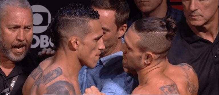 UFC Sao Paulo Preliminary Card Results: Charles Oliveira Taps Out Christos Giagos