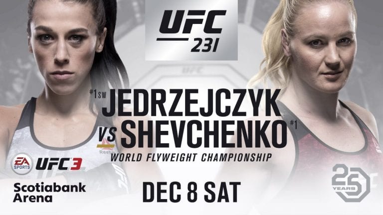 Valentina Shevchenko vs. Joanna Jedrzejczyk Official For UFC 231
