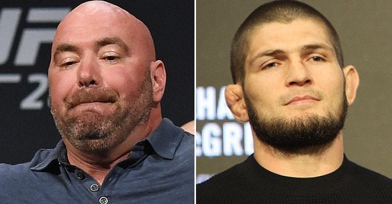 Pic: Dana White Claps Back At Khabib’s IG Callout