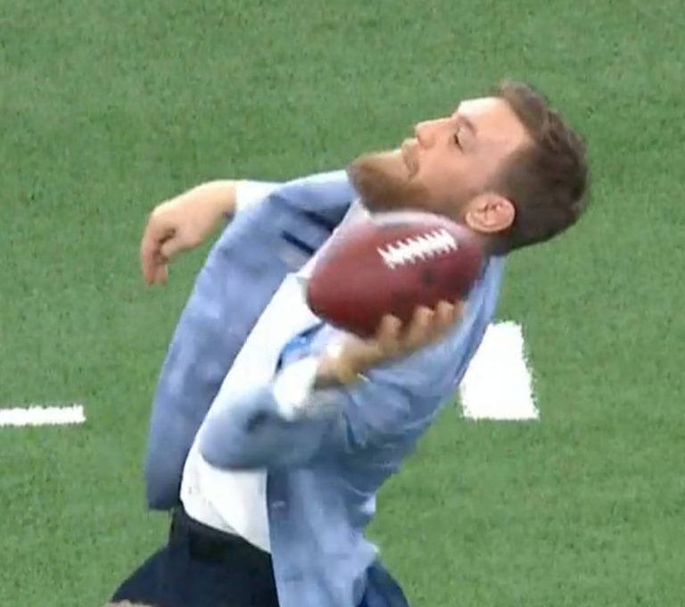 Video: Conor McGregor Has Epic Fail At Dallas Cowboys Game