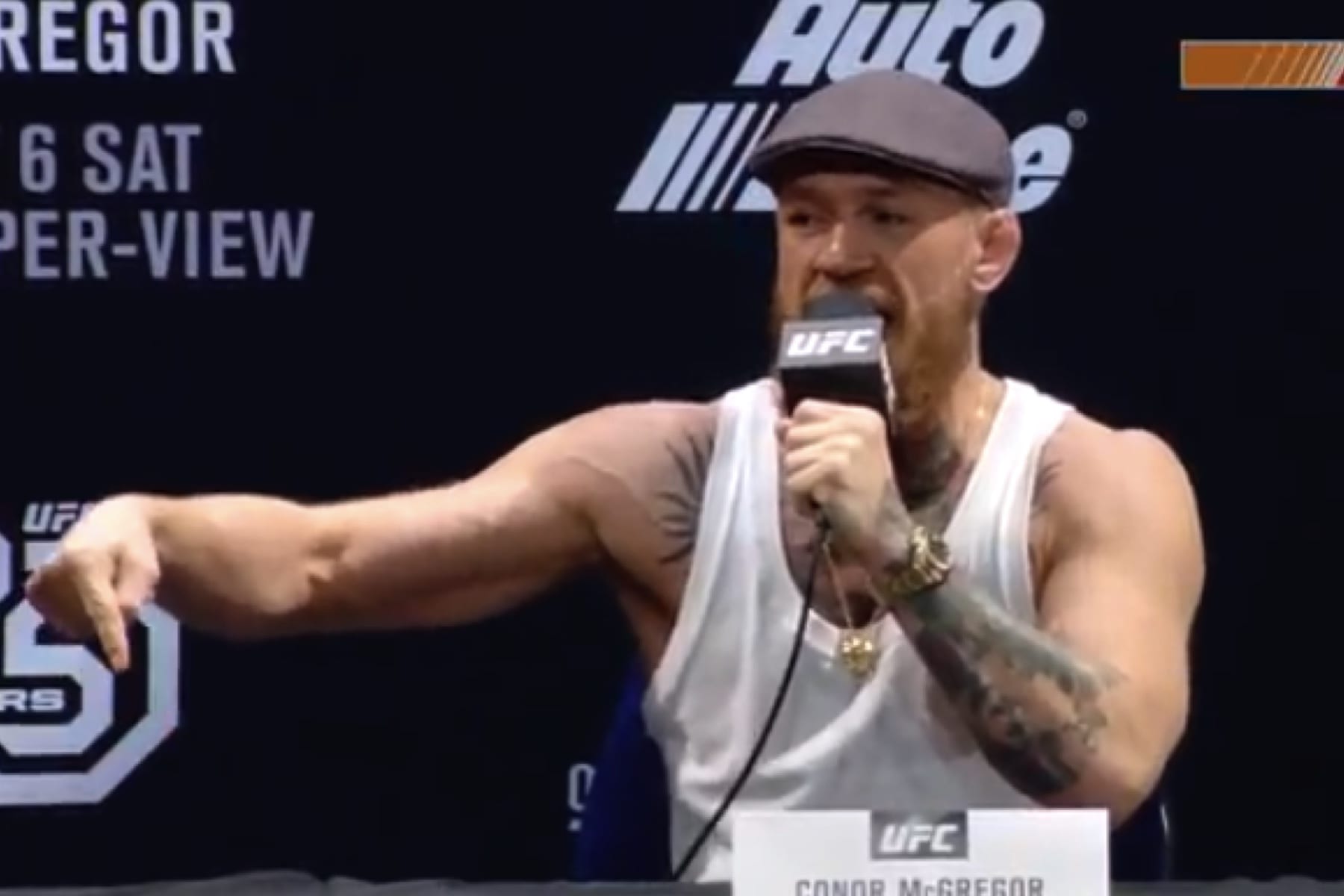 Conor McGregor Threatens Khabib's Teammate From UFC 229 Brawl 1 ConorUFC229Pre FightI