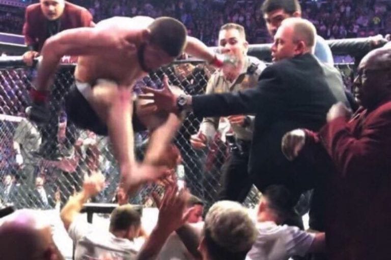 Khabib Reveals What Conor McGregor’s Corner Called Him To Ignite UFC 229 Brawl