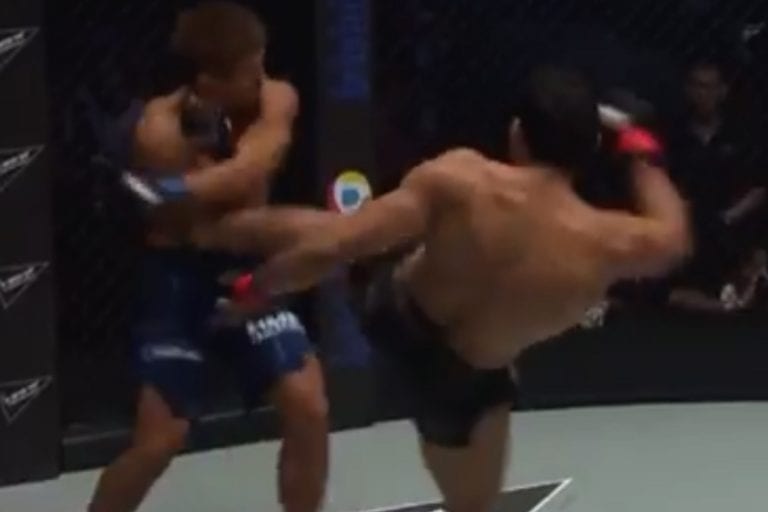 Luis Santos Scores Crushing Liver Kick KO At ONE Championship