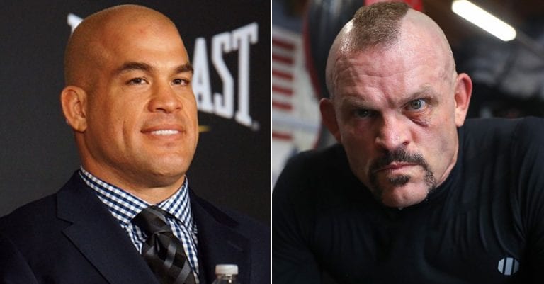 Video Tito Ortiz Heckles Chuck Liddell During Open Workout