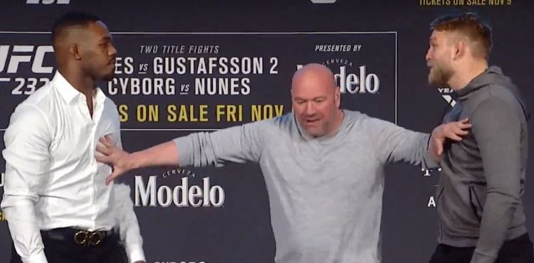 Alexander Gustafsson Responds To Jon Jones Presser Shove