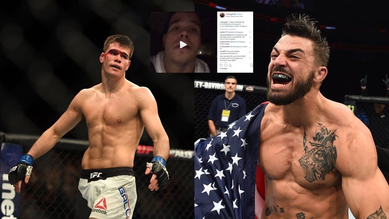 Mike Perry & Mickey Gall Verbally Agree To Fight Each Other 1 Mike Perry vs. Mickey Gall