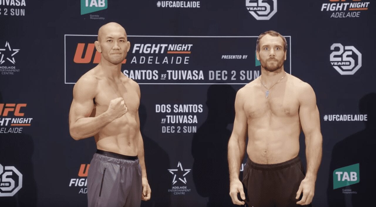 UFC Adelaide Preliminary Card Results: Alexey Kunchenko Decisions Yushin Okami 1 UFC Adelaide Prelim