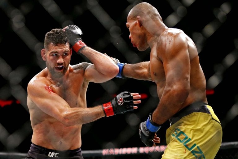 Video: Watch Jacare Knock Out Chris Weidman In Epic War