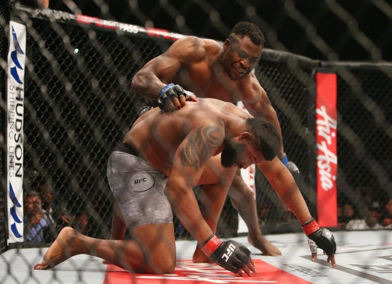 Twitter Reacts To Francis Ngannou’s Thrashing Of Curtis Blaydes