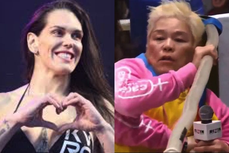Video: Gabi Garcia Wins At RIZIN 14, Almost Attacked By Retired Pro Wrestler
