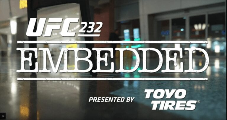 UFC 232 Embedded Episode 3: Dana White Informs Gus About UFC 232 Switch