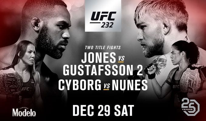 UFC 232 Full Fight Card, Start Time & How To Watch