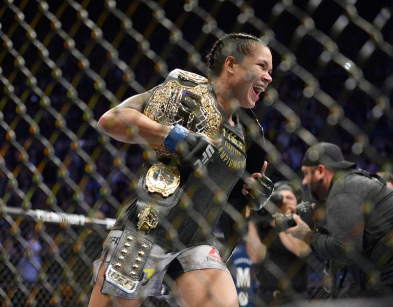 Amanda Nunes Says ‘145 Never Again’ After UFC Featherweight Title Win