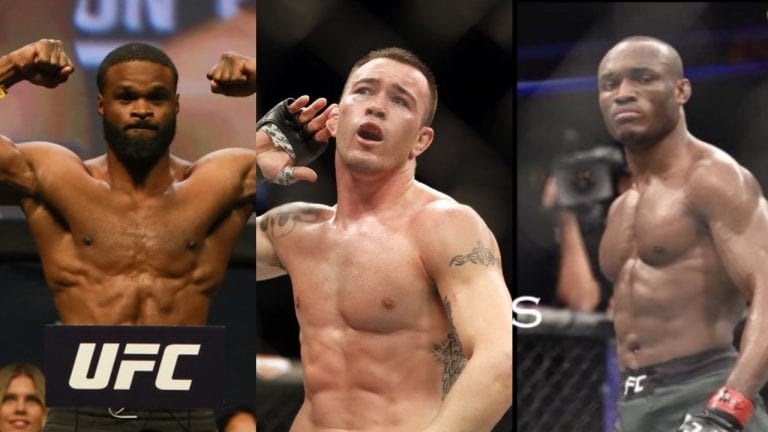Tyron Woodley, Colby Covington & Kamaru Usman Trade Words Over Title Fight