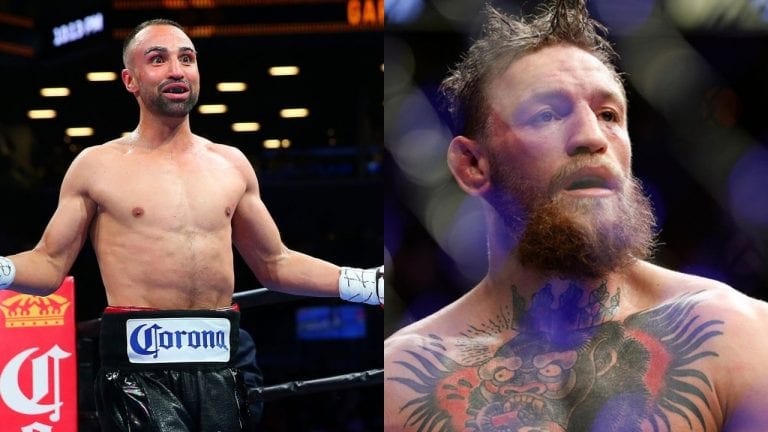 Video: Watch Paulie Malignaggi Spit At Conor McGregor Mural