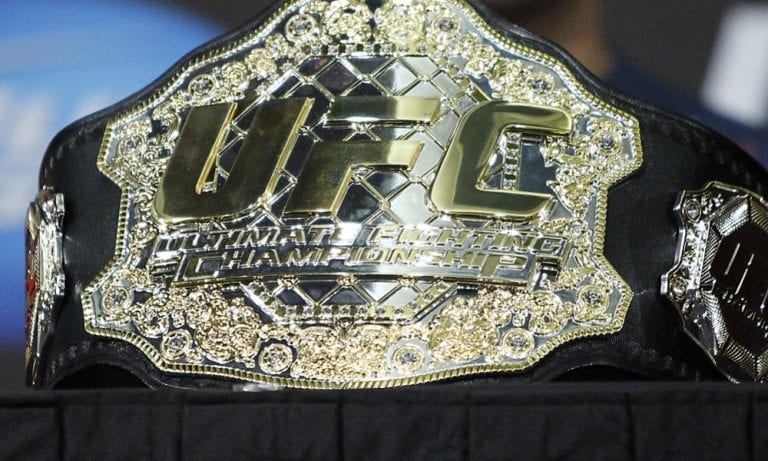 UFC Teases All-New Belt Design