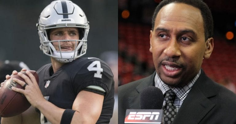 NFL Quarterback Derek Carr Wants To Fight Stephen A. Smith In The UFC