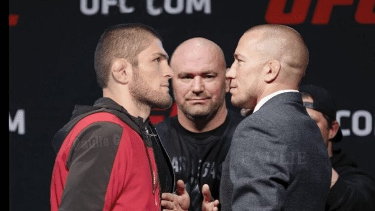 Dana White Completely Changes Tune On Possible Khabib vs. ‘GSP’ Fight
