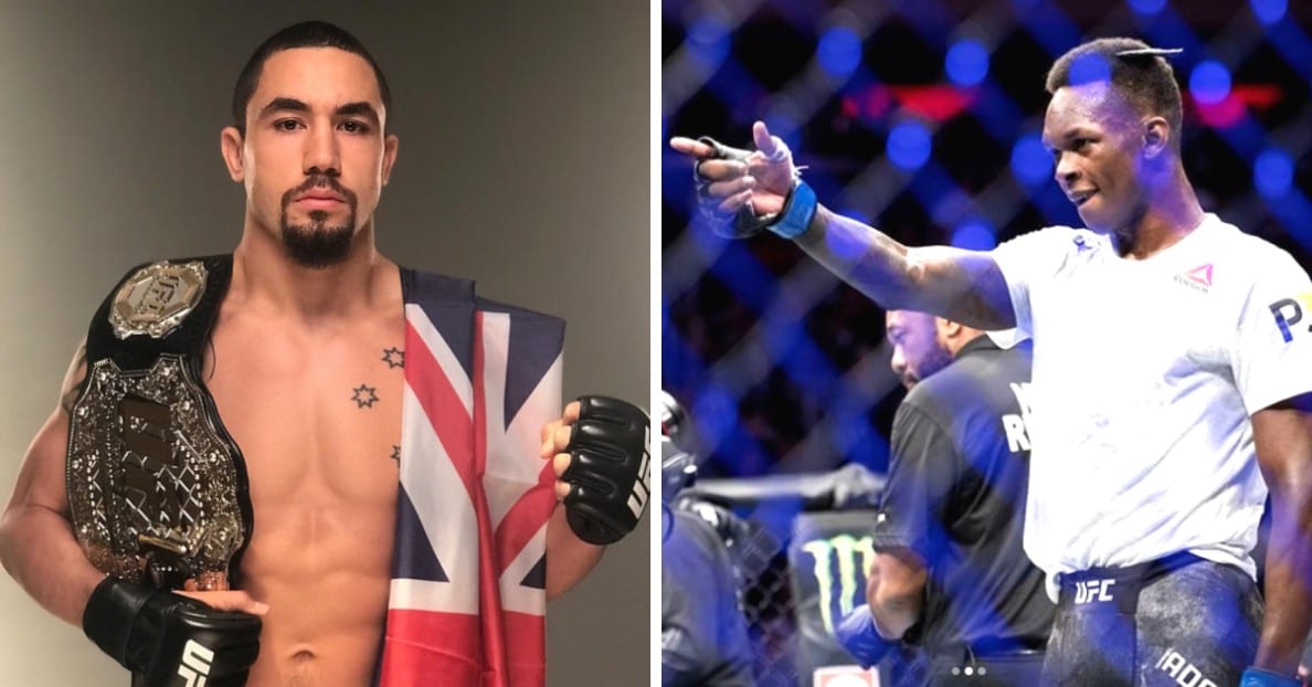 Robert Whittaker vs. Israel Adesanya To Be Moved To Las Vegas 1 Whittaker Adesanya at UFC 243