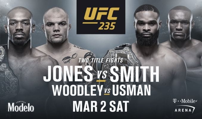 UFC 235 Official Fight Card & Start Times