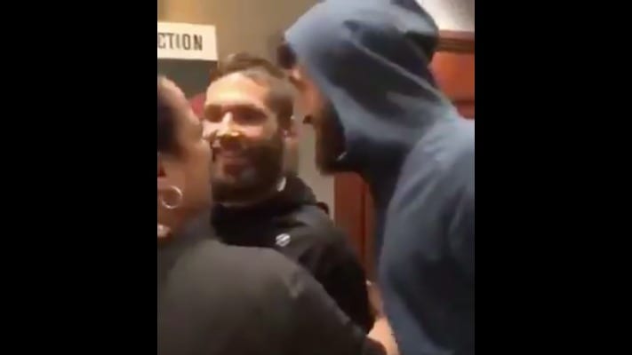 Watch: Zabit & Jeremy Stephens Have Backstage Run-In Before UFC 235