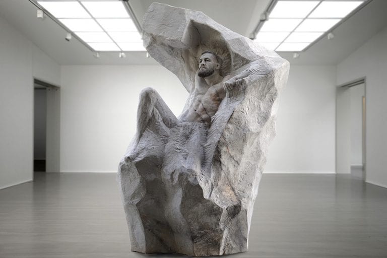 Artist Creates $66K Marble Statue Of Conor McGregor